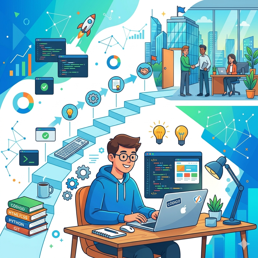 featured image Cómo aprender a programar desde cero: Guía autodidacta para conseguir tu primer empleo