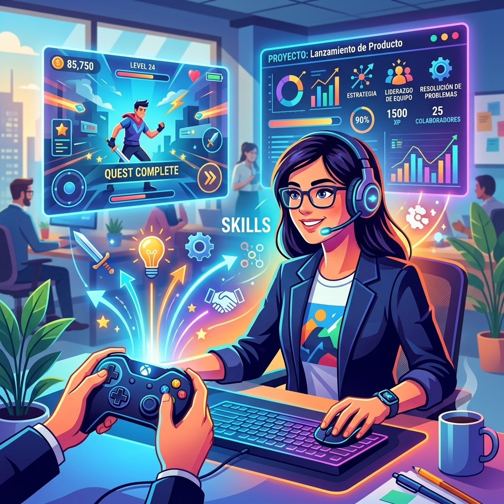 featured image La ventaja del gamer: Por qué las habilidades de juego son el activo profesional que no sabías que tenías