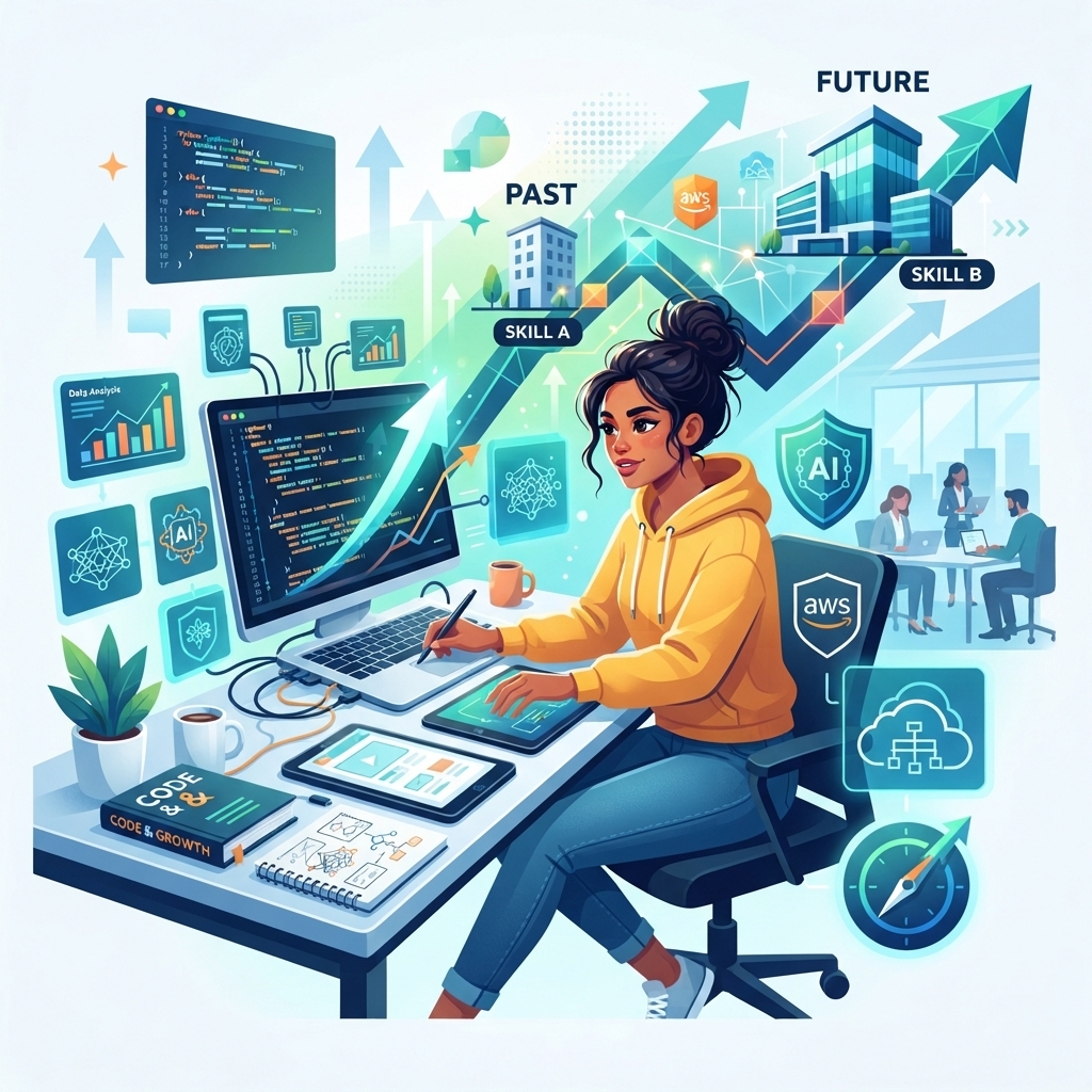 Upskilling y Reskilling Tech: Cómo aprender rápido y evitar el estancamiento profesional